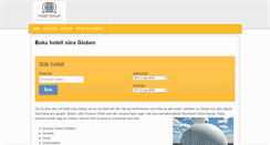 Desktop Screenshot of hotellgloben.com
